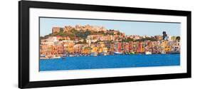 City at Waterfront, Marina Grande, Procida, Bay of Naples, Campania, Italy-null-Framed Photographic Print