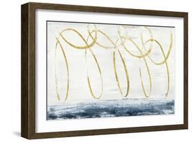 City Beach Crop Gold-Piper Rhue-Framed Art Print