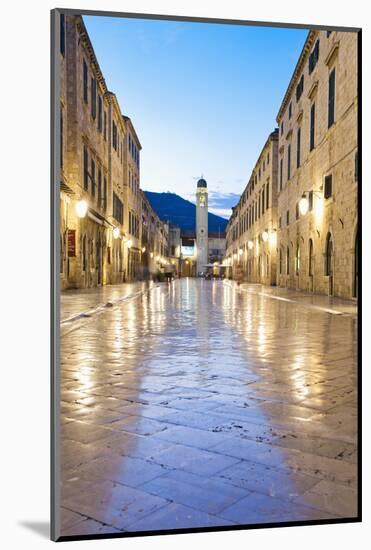 City Bell Tower on Stradun-Matthew Williams-Ellis-Mounted Photographic Print