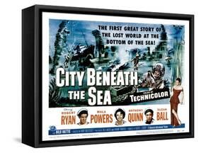 City Beneath the Sea, Robert Ryan, Mala Powers, Anthony Quinn, Suzan Ball, 1953-null-Framed Stretched Canvas