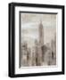 City Blocks II Greige-Silvia Vassileva-Framed Art Print