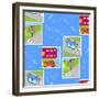 City Blocks-null-Framed Giclee Print