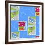 City Blocks-null-Framed Giclee Print