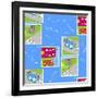 City Blocks-null-Framed Giclee Print