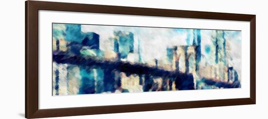 City Blue Impression-Evangeline Taylor-Framed Premium Giclee Print