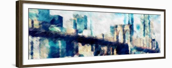 City Blue Impression-Evangeline Taylor-Framed Premium Giclee Print