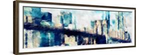 City Blue Impression-Evangeline Taylor-Framed Premium Giclee Print