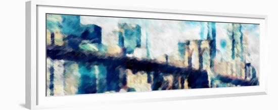 City Blue Impression-Evangeline Taylor-Framed Premium Giclee Print