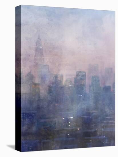 City Blues 1-Ken Roko-Stretched Canvas