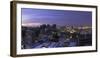 City Bowl at sunset, Cape Town, Western Cape, South Africa, Africa-Ian Trower-Framed Photographic Print