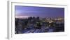 City Bowl at sunset, Cape Town, Western Cape, South Africa, Africa-Ian Trower-Framed Photographic Print