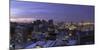 City Bowl at sunset, Cape Town, Western Cape, South Africa, Africa-Ian Trower-Mounted Photographic Print