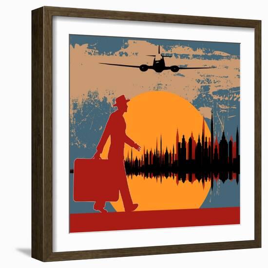 City Break-Petrafler-Framed Art Print