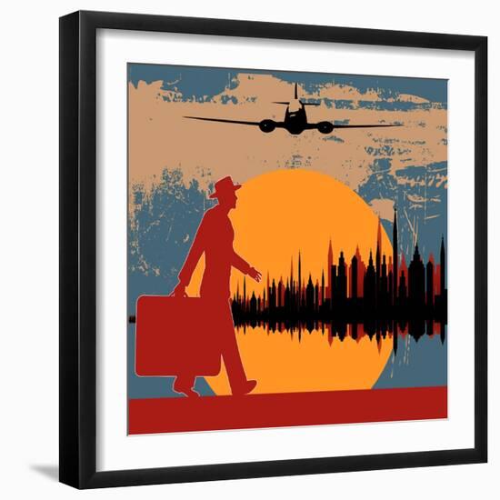 City Break-Petrafler-Framed Art Print