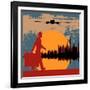 City Break-Petrafler-Framed Art Print