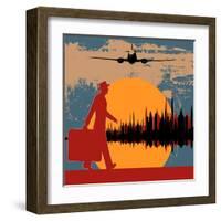 City Break-Petrafler-Framed Art Print