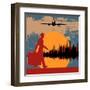 City Break-Petrafler-Framed Art Print