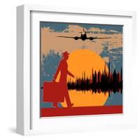 City Break-Petrafler-Framed Art Print