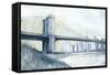 City Bridge I-Megan Meagher-Framed Stretched Canvas