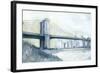 City Bridge I-Megan Meagher-Framed Art Print