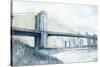 City Bridge I-Megan Meagher-Stretched Canvas