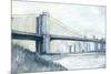 City Bridge I-Megan Meagher-Mounted Art Print