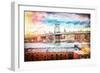 City Bridge II - In the Style of Oil Painting-Philippe Hugonnard-Framed Giclee Print