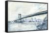 City Bridge II-Megan Meagher-Framed Stretched Canvas