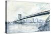 City Bridge II-Megan Meagher-Stretched Canvas