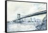 City Bridge II-Megan Meagher-Framed Stretched Canvas