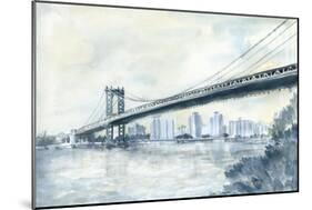 City Bridge II-Megan Meagher-Mounted Premium Giclee Print