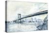 City Bridge II-Megan Meagher-Stretched Canvas