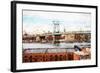 City Bridge - In the Style of Oil Painting-Philippe Hugonnard-Framed Giclee Print