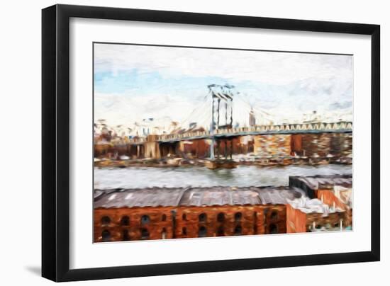 City Bridge - In the Style of Oil Painting-Philippe Hugonnard-Framed Giclee Print