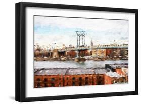 City Bridge - In the Style of Oil Painting-Philippe Hugonnard-Framed Giclee Print