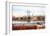 City Bridge - In the Style of Oil Painting-Philippe Hugonnard-Framed Giclee Print