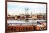 City Bridge - In the Style of Oil Painting-Philippe Hugonnard-Framed Giclee Print