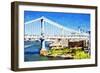 City Bridge - In the Style of Oil Painting-Philippe Hugonnard-Framed Giclee Print