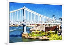 City Bridge - In the Style of Oil Painting-Philippe Hugonnard-Framed Giclee Print