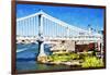City Bridge - In the Style of Oil Painting-Philippe Hugonnard-Framed Giclee Print