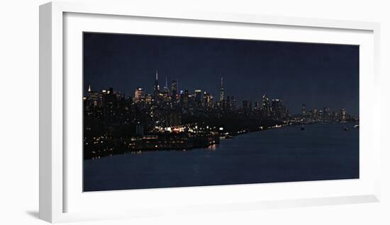 City by Night-Pete Kelly-Framed Giclee Print