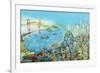 City by the Bay-Bill Bell-Framed Giclee Print