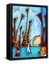 City By The Bay-Megan Aroon Duncanson-Framed Stretched Canvas