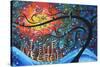 City By The Sea-Megan Aroon Duncanson-Stretched Canvas