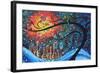 City By The Sea-Megan Aroon Duncanson-Framed Art Print