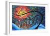 City By The Sea-Megan Aroon Duncanson-Framed Premium Giclee Print