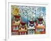 City Cat-Oxana Zaika-Framed Giclee Print