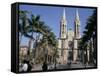 City Cathedral, Sao Paulo, Brazil, South America-Tony Waltham-Framed Stretched Canvas