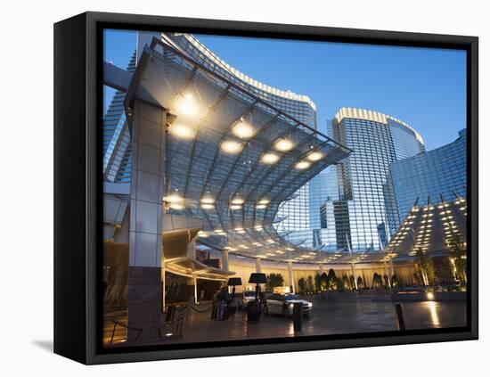 City Center at Dawn, Las Vegas, Nevada, Usa-Walter Bibikow-Framed Stretched Canvas