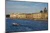 City Center of St. Petersburg from the Neva River at Sunset-Michael Runkel-Mounted Photographic Print